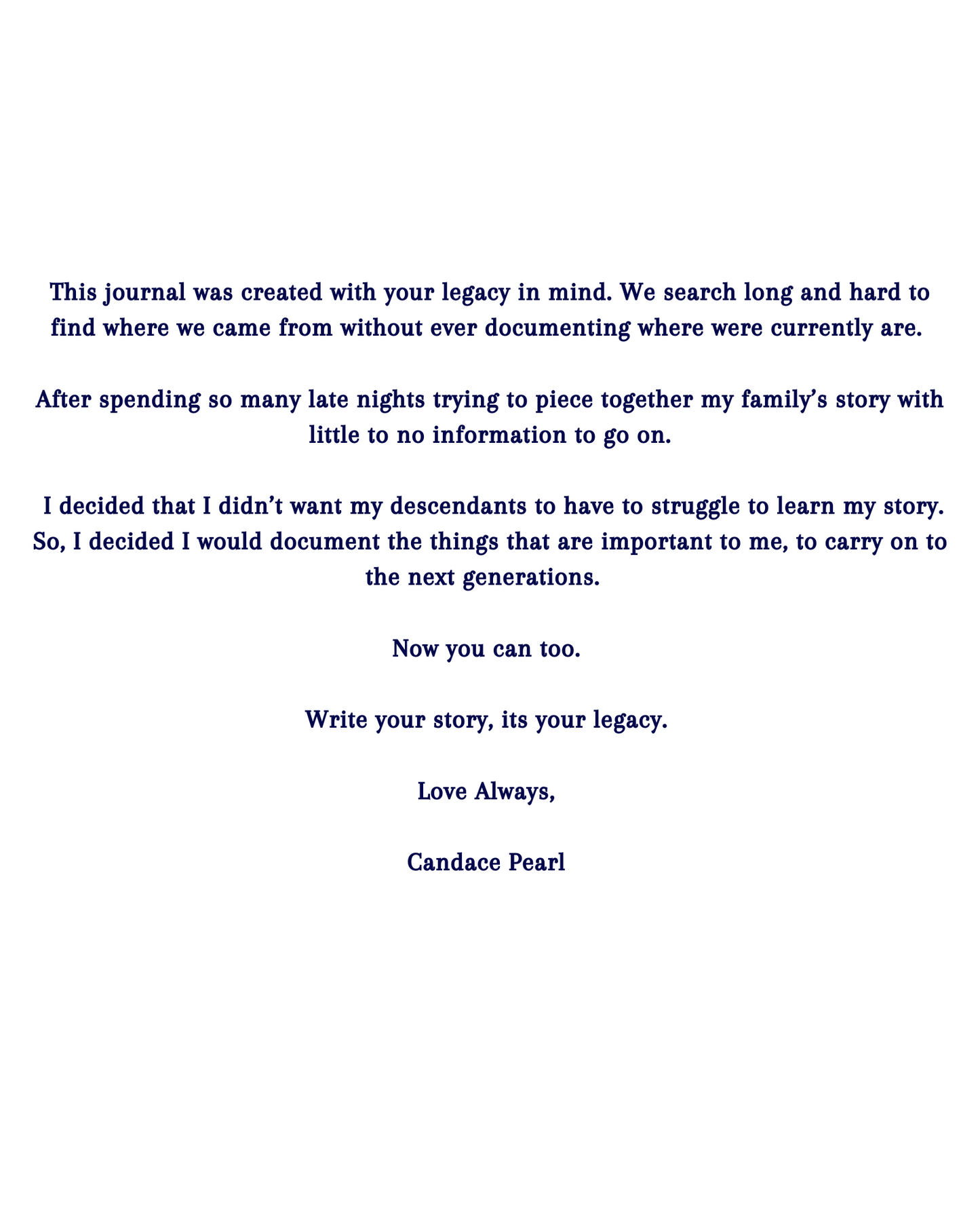 The Legacy Digital Journal