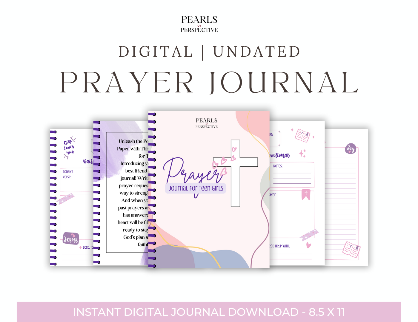 Digital Prayer Journal for Teen Girls